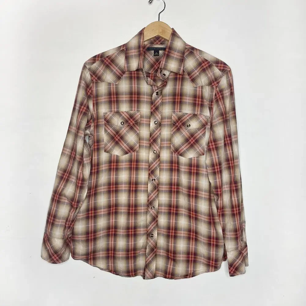 BANANA REPUBLIC Plaid Button Down